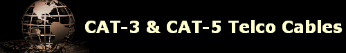 CAT-3 & CAT-5 Telco Cables