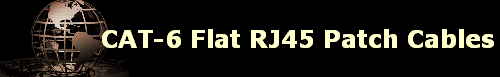 CAT-6 Flat RJ45 Patch Cables