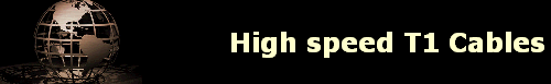 High speed T1 Cables