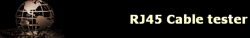 RJ45 Cable tester