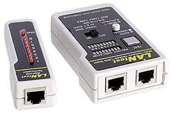 LAN Tester for RJ11,12,45 & BNC w/ Remote Unit