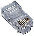RJ45 Plugs, CAT-5E an 6