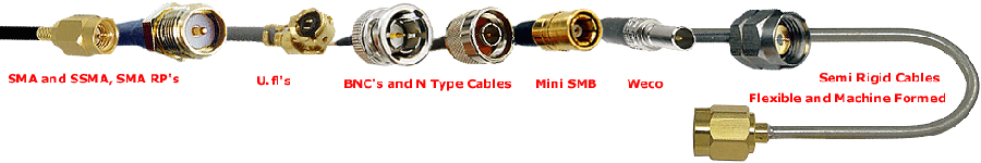 SMA selection of cables