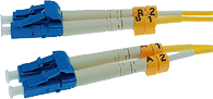 LC to LC Singlemode 9/125 DUPLEX Fiber Optic Cable  