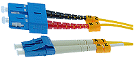 LC to SC Singlemode 9/125 DUPLEX Fiber Optic Cable  