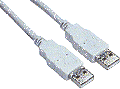 6.5ft USB Type A-A M File Transfer Cable
