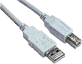 6Ft USB Type A to B Connector Molded Cable