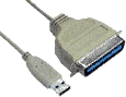 6Ft USB Type A to 36Pin Cent. Parallel Cable
