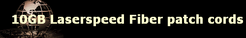 10GB Laserspeed Fiber patch cords